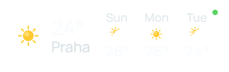 Weather Forecast widget in NiveDock